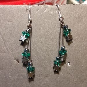 Hand beaded earrings